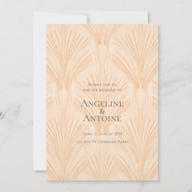 Invitación Champagne Tastes (Anverso)