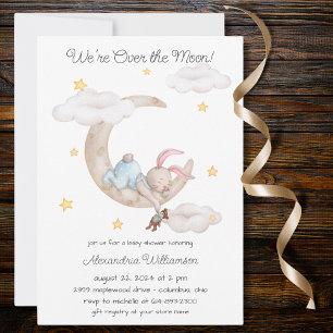 Invitación Champán de Baby Shower 