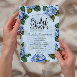 Invitación Champán de Bodas de Hortensias