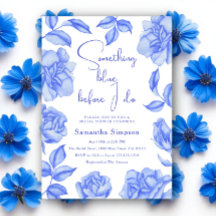 Champán Floral Acuarela Algo Azul Despedida de Sol