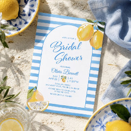 Invitación Champán Nupcial de Limón Italiano Costa Amalfi
