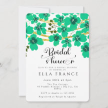 Champán Nupcial Floral Acuarela Moderna