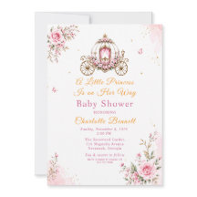 Champán Rosa Princesa Carruaje Baño para Bebé Niña