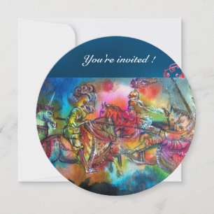 INVITACIÓN CHANSON DE ROLAND/ COMBATE DE KNIGHTS EN TORNEO