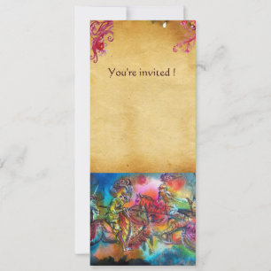 INVITACIÓN CHANSON DE ROLAND/ COMBATE DE KNIGHTS EN TORNEO