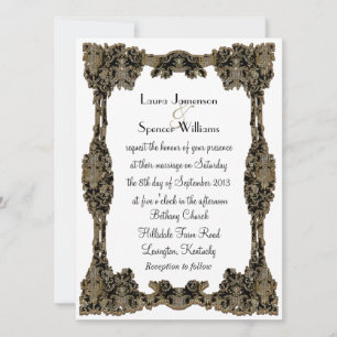 Invitación Chanteleah White Formal