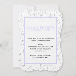 Invitación Chanukah