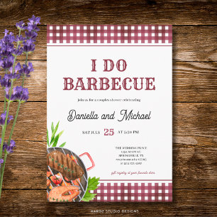 Invitación Chaparro Casual I DO Barbacoa Despedida de Soltera