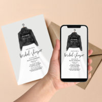 Chaqueta de cuero de vestir de boda Ducha de novia