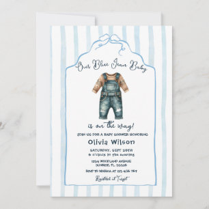 Invitación Chaqueta de mezclilla Baby Shower