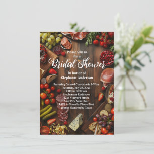 Invitación Charcuterie Board Theme Bridal Shower