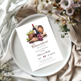 Invitación Charcuterie con la novia para ser ducha nupcial