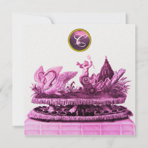 INVITACIÓN CHARIOT DE LOS SUAVES CON CUPCAKES DE BODA DE PLAY