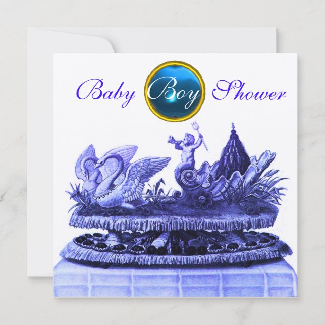 INVITACIÓN CHARIOTA DE ORO DE LOS CHICOS/CHICOS DE SUECIA BAB (Anverso)