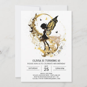 Invitación Charla de cumpleaños de la princesa de Cottagecore
