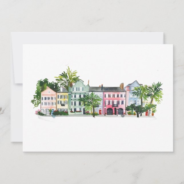 Invitación Charleston Carolina del Sur (Anverso)