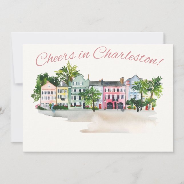 Invitación Charleston Carolina del Sur (Anverso)