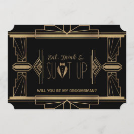 Invitación Charm Great Gatsby SERÁ MI GRUPO