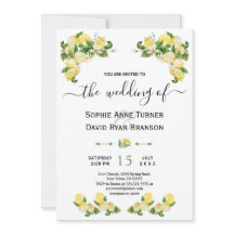 Charm Mediterranean Lemon Fruits Flowers Boda