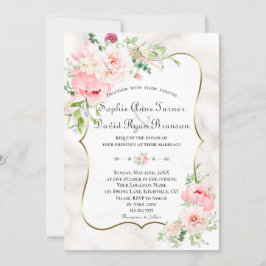 Invitación Charm Spring Garden Flores Bloom Boda