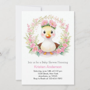 Invitación Charming Duck Parade Baby Shower