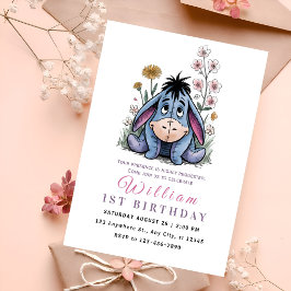 Invitación Charming Pooh & Friends Birthday