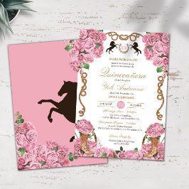 Invitación Charra Occidental Quinceanera