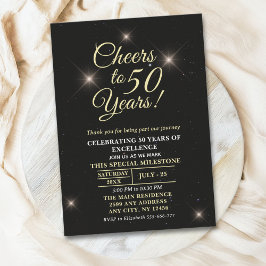 Invitación Cheer to Fifty Years - 50th Anniversary