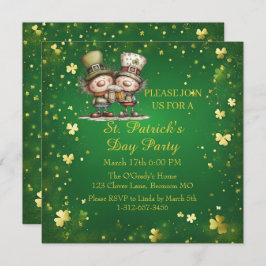 Invitación Cheerful St. Patrick’s Day Party Invitation 