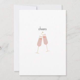 Invitación Cheers! Einladung zum Feiern 