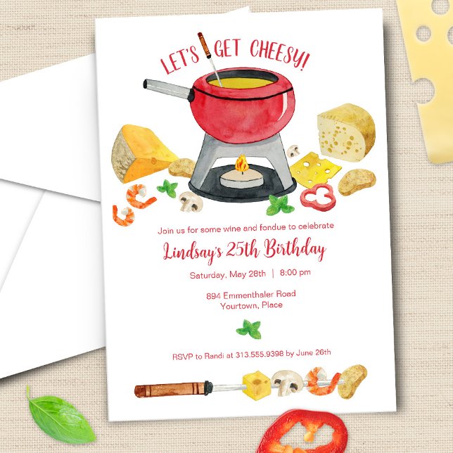 Invitación Cheese Fondue Fiesta (Subido por el creador)