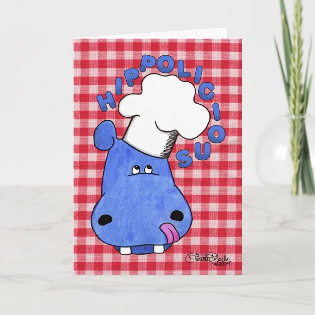 Invitación Chef Hippo-Hippolicious (Anverso)