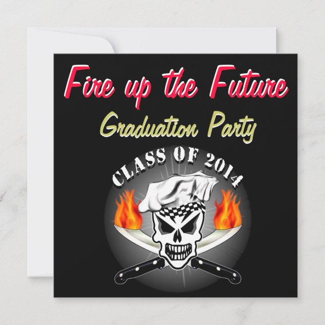 Invitación Chef Skull 2 (Anverso)