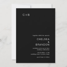 Chelsea Black Modern Boda