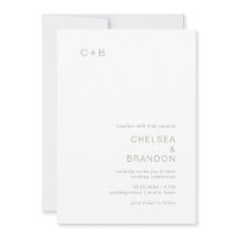 Chelsea Sage Green Modern Boda