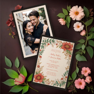 Invitación Cherish Botanical Boho Ethnic Inspiration Photo