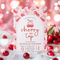 Cherry 1er cumpleaños Fiesta Coquette Cherry Cumpl