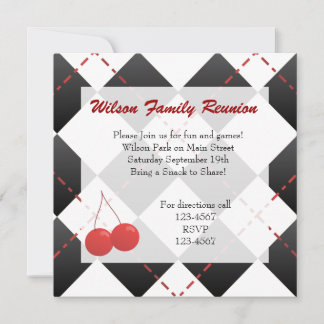 Invitación Cherry Argyle