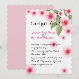 Invitación Cherry BLossom Boda