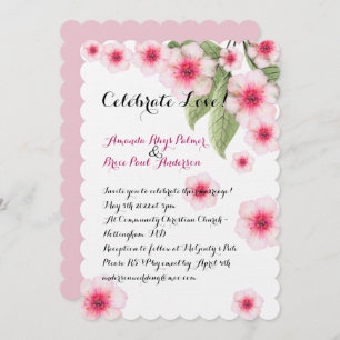 Invitación Cherry BLossom Boda