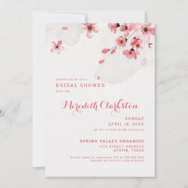 Invitación Cherry Blossom Bridal Shower