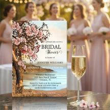 Cherry Blossom Butterfly rosa Shower