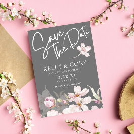 Invitación Cherry Blossom Wedding Save The Date Cards