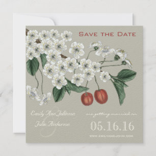 Invitación Cherry Blossoms Branch Save the Date