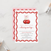 Cherry en la cima de Coquette Chica Bow rosa Baby 