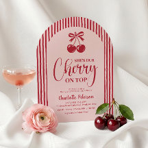 Cherry on Top Baby Shower Arqueado