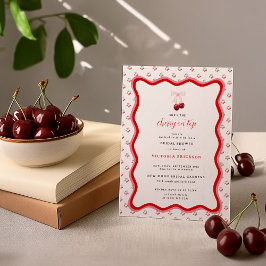 Invitación Cherry on Top | Despedida de soltera