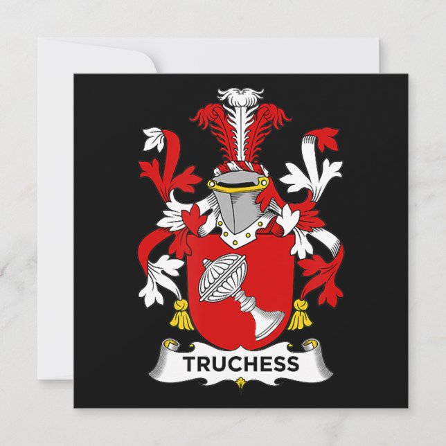 Invitación Chess Lover | Escudo de armas de la Truquesa - rep (Anverso)