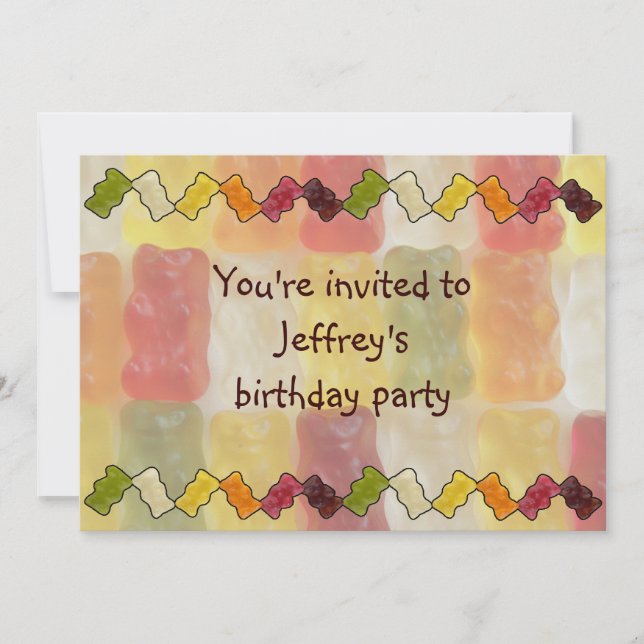 Invitación chevron (Anverso)