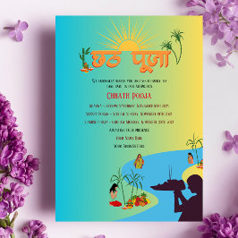 Invitación Chhath Pooja